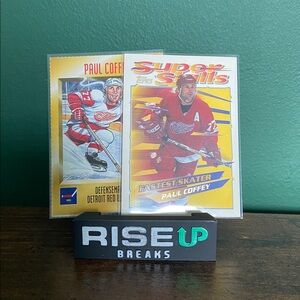 2 Card Lot! Paul Coffey 95/96 Topps Hockey-SUPER SKILLS/ Sports illustrated Kids